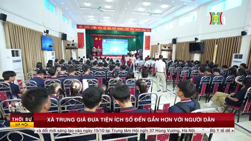 Xã Trung Giã đưa tiện ích số đến gần hơn với người dân