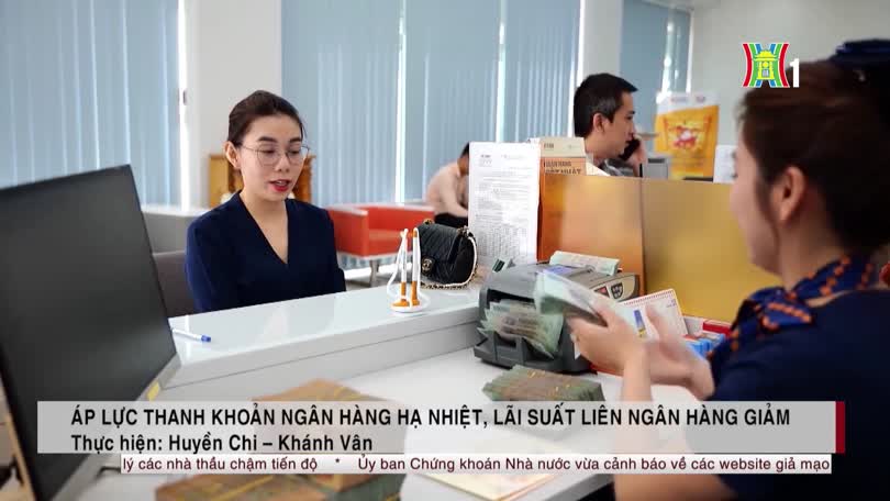 Áp lực thanh khoản ngân hàng hạ nhiệt, lãi suất liên ngân hàng giảm