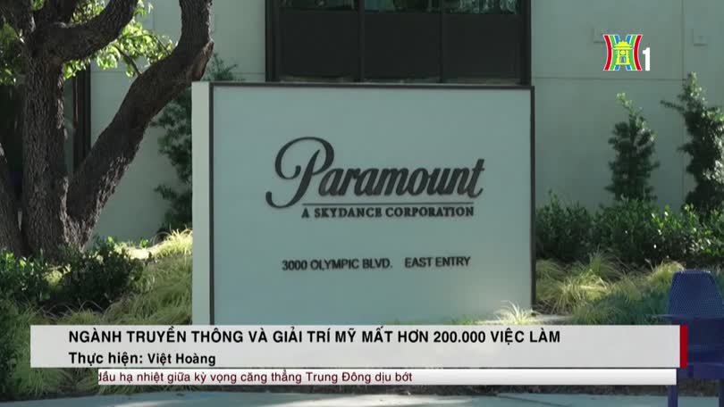 Ngành truyền thông và giải trí Mỹ mất hơn 200.000 việc làm