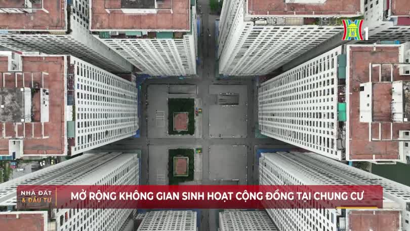 Mở rộng không gian sinh hoạt cộng đồng tại chung cư
