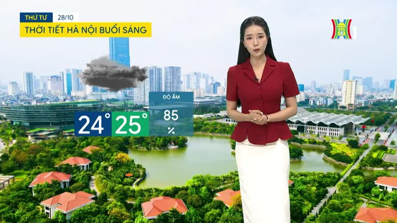 Dự báo thời tiết sáng | 28/10/2026