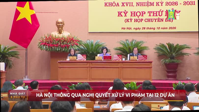 Hà Nội thông qua nghị quyết xử lý vi phạm tại 12 dự án