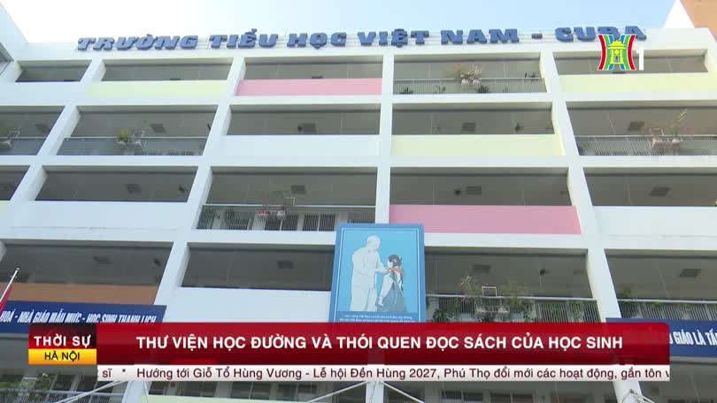 Thư viện học đường và thói quen đọc sách của học sinh