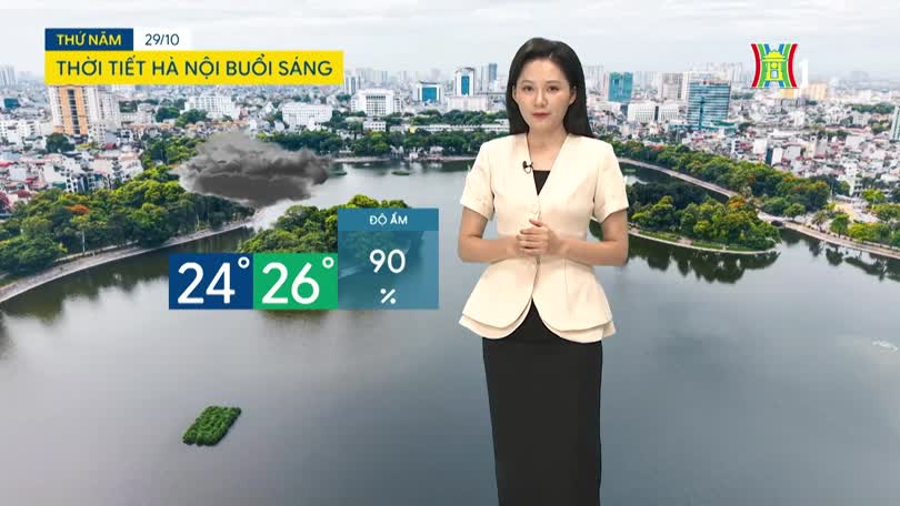 Dự báo thời tiết sáng | 29/10/2026