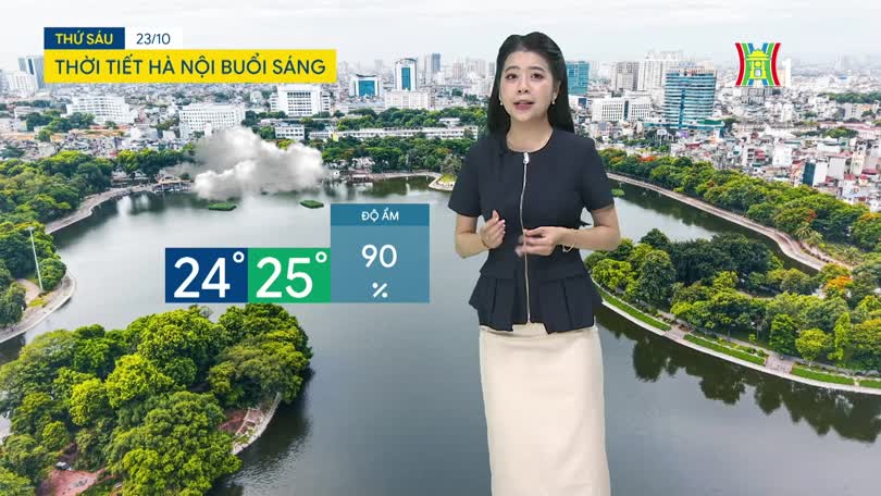 Dự báo thời tiết sáng | 23/10/2026