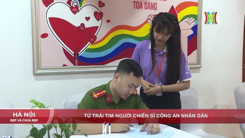 Từ trái tim người chiến sĩ công an nhân dân