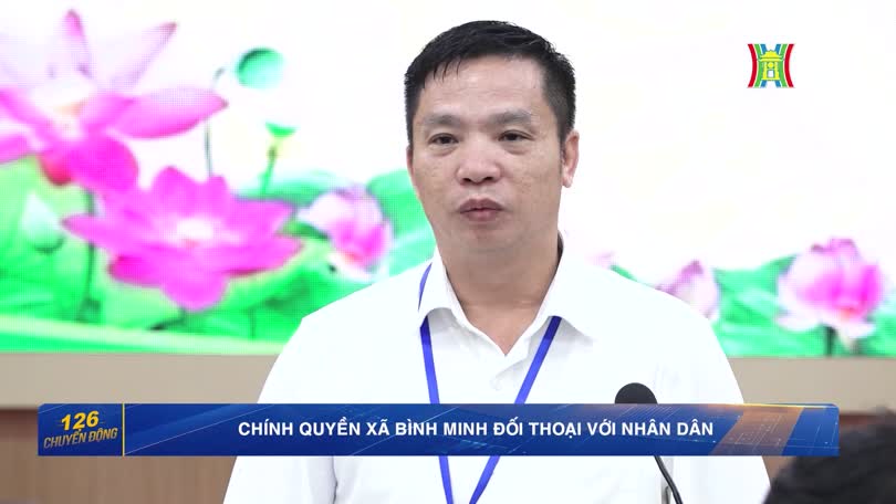 Chính quyền xã Bình Minh đối thoại với nhân dân