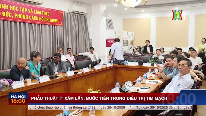 Phẫu thuật ít xâm lấn, bước tiến trong điều trị tim mạch
