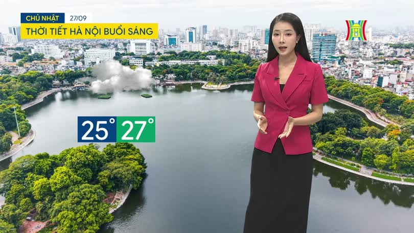 Dự báo thời tiết sáng | 27/09/2026