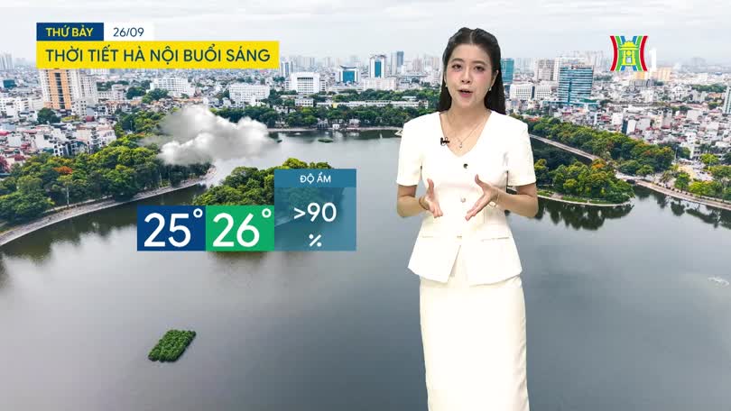 Dự báo thời tiết sáng | 26/09/2026
