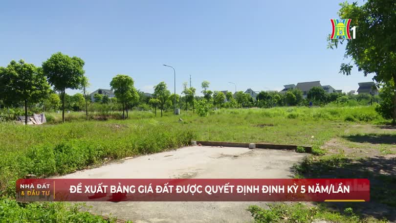 Đề xuất bảng giá đất được quyết định định kỳ 5 năm/lần