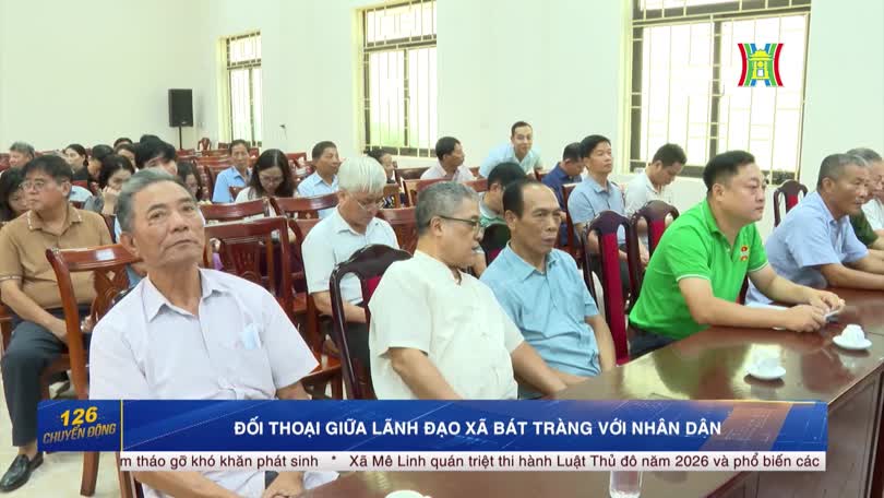 Đối thoại giữa lãnh đạo xã Bát Tràng với Nhân dân