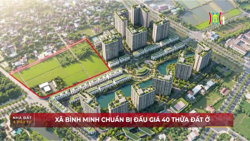 Xã Bình Minh chuẩn bị đấu giá 40 thửa đất ở