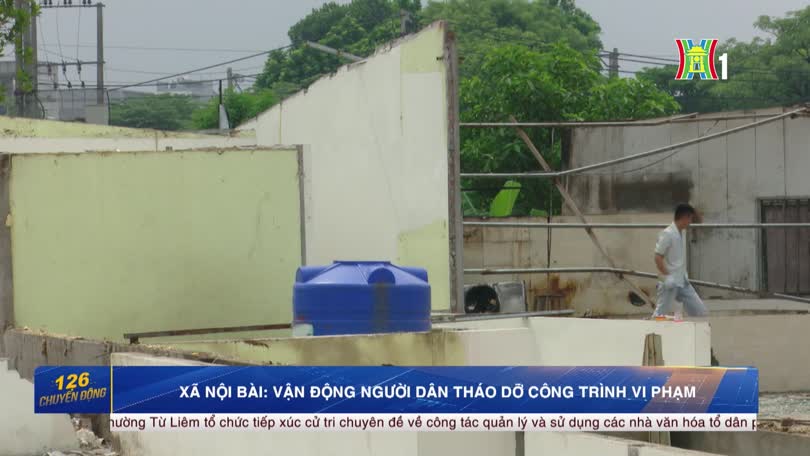 Xã Nội Bài: Vận động người dân tháo dỡ công trình vi phạm