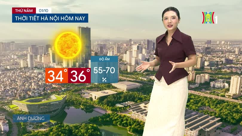 Dự báo thời tiết tối | 01/10/2026