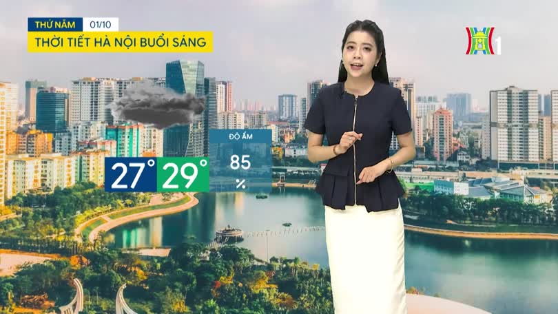 Dự báo thời tiết sáng | 01/10/2026