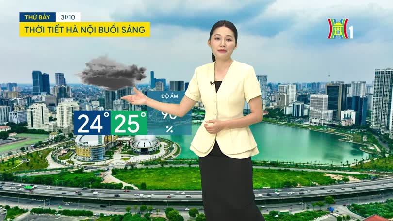 Dự báo thời tiết sáng | 31/10/2026