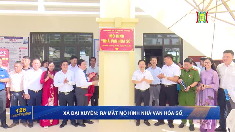 Xã Đại Xuyên: Ra mắt mô hình nhà văn hóa số