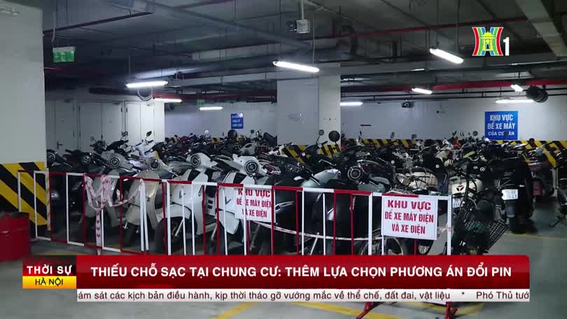 Thiếu chỗ sạc tại chung cư: Thêm lựa chọn phương án đổi pin