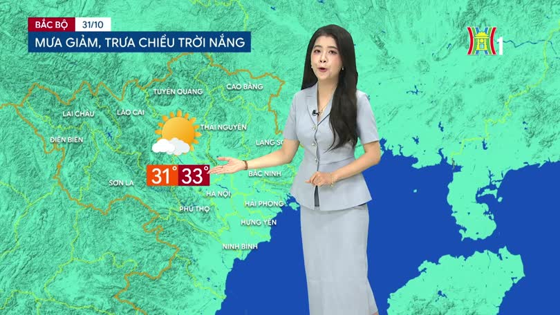 Dự báo thời tiết tối | 31/10/2026