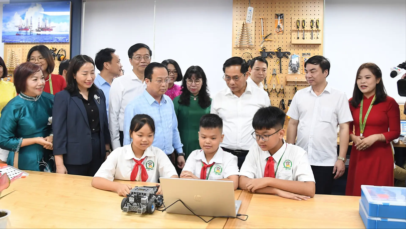 Thêm 2 trường THCS được trang bị phòng học STEM