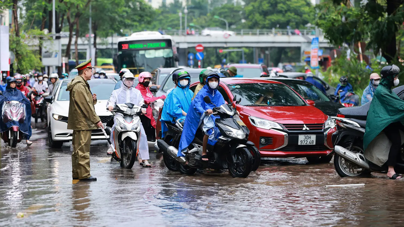 Thời tiết 1/10: Hà Nội vẫn còn mưa dông
