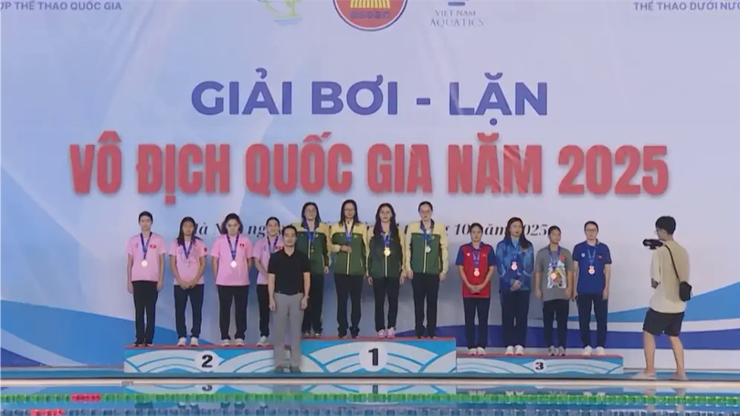 TP.HCM đứng nhất tại Giải bơi vô địch quốc gia 2025
