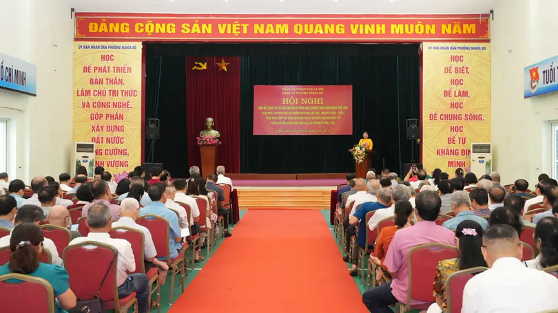 Phường Nghĩa Đô triển khai nghị quyết Đại hội Đảng bộ