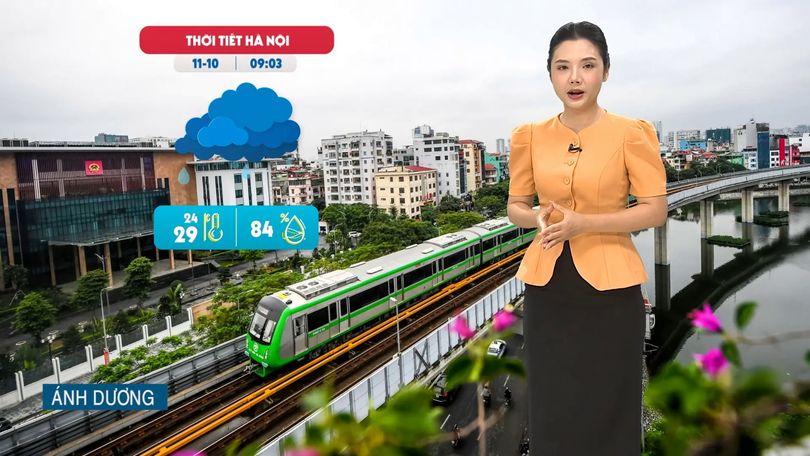 Dự báo thời tiết trưa | 11/10/2025