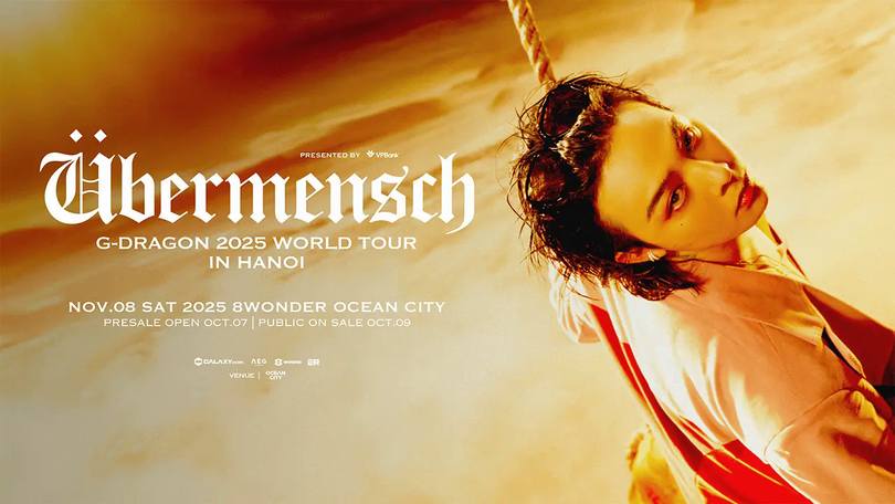 'G-Dragon 2025 World Tour in Hanoi' mở bán vé đêm thứ hai