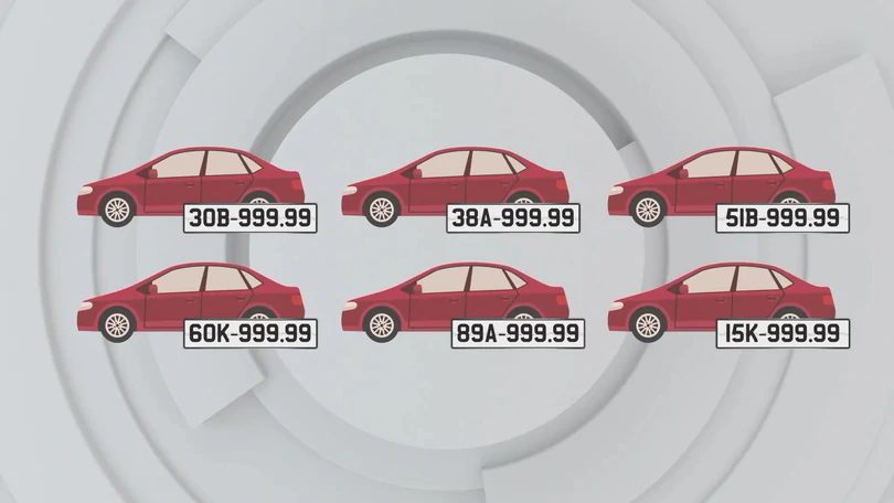 Cơ hội sở hữu 'siêu biển số' ngũ quý, tứ quý đấu giá từ 20/10