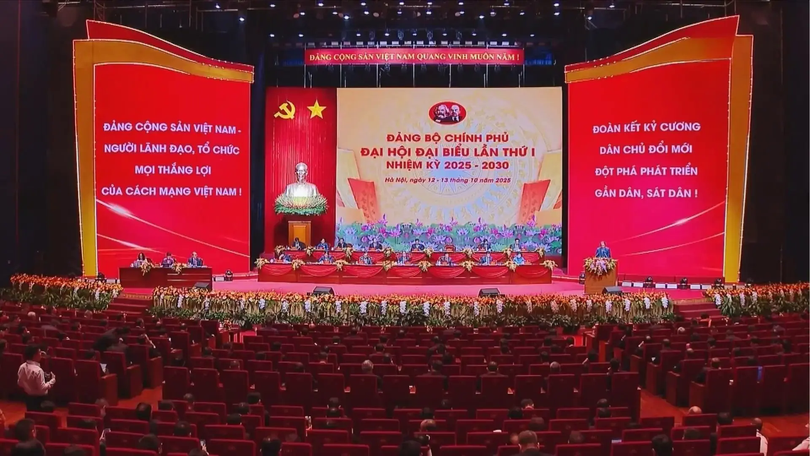 Khai mạc Đại hội Đảng bộ Chính phủ lần thứ I