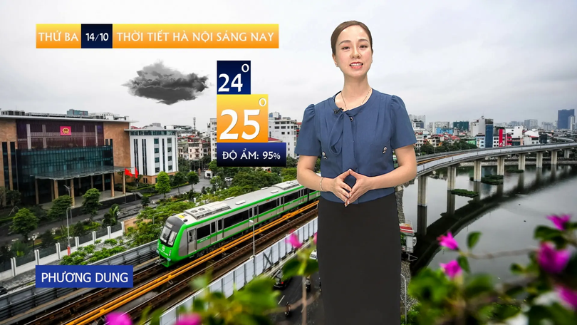 Dự báo thời tiết sáng | 14/10/2025