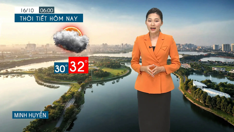 Dự báo thời tiết tối | 16/10/2025