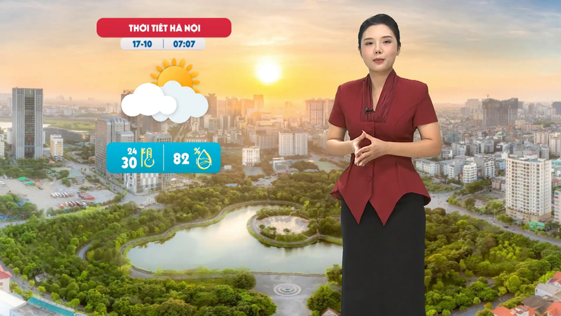Dự báo thời tiết trưa | 17/10/2025