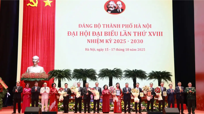 Đại hội Đại biểu Đảng bộ TP Hà Nội lần thứ XVIII thành công tốt đẹp