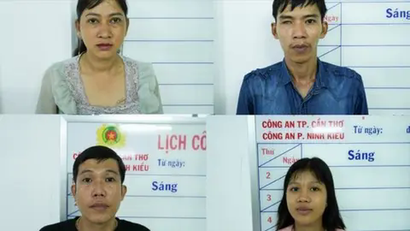 Bắt nhóm 'chăn dắt' trẻ em ngậm dầu hỏa xin tiền