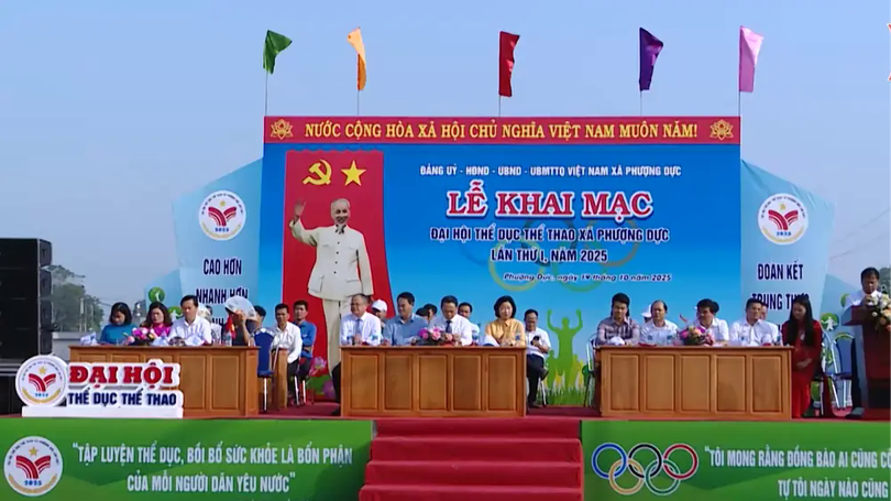 Sôi nổi Đại hội TDTT xã Phượng Dực lần thứ I