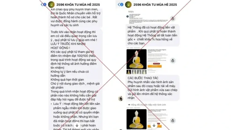 Mất 200 triệu đồng vì sập bẫy 'khóa tu' trên mạng
