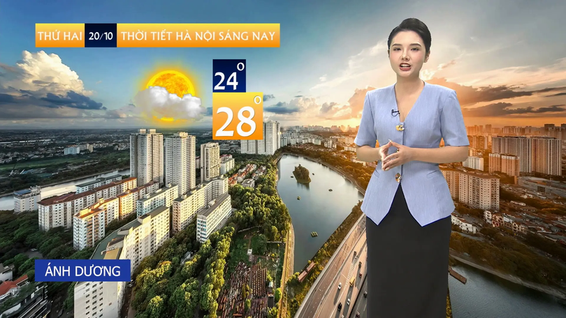 Dự báo thời tiết trưa | 20/10/2025