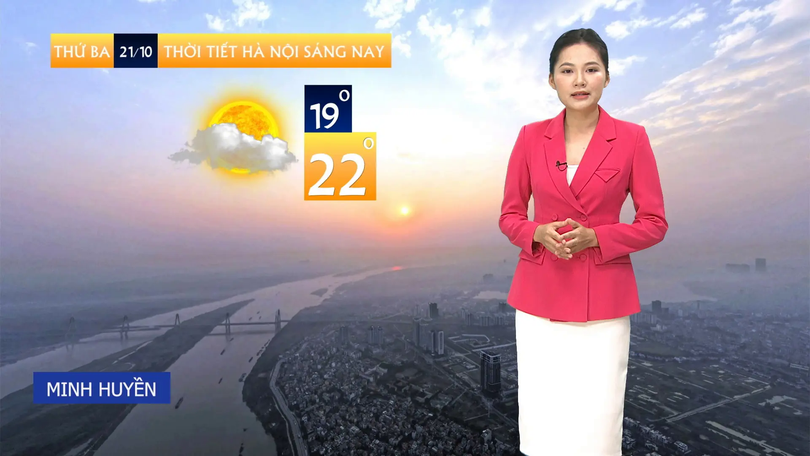 Dự báo thời tiết trưa | 21/10/2025