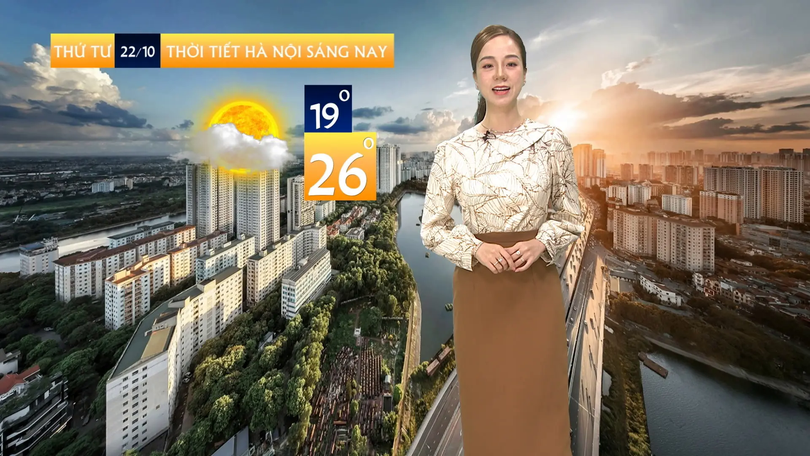 Dự báo thời tiết trưa | 22/10/2025