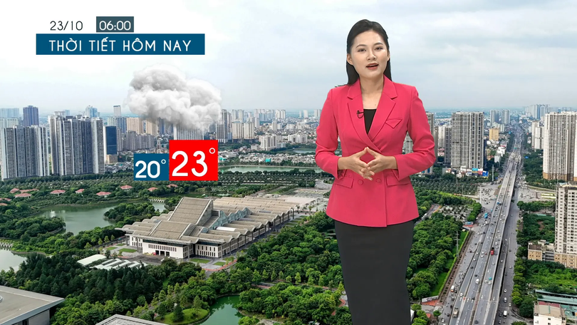 Dự báo thời tiết tối | 23/10/2025