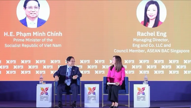 Thủ tướng đối thoại tại Hội nghị Kinh doanh - Đầu tư ASEAN