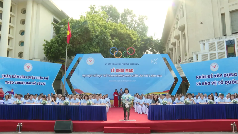 Khai mạc Đại hội Thể dục Thể thao phường Hoàn Kiếm