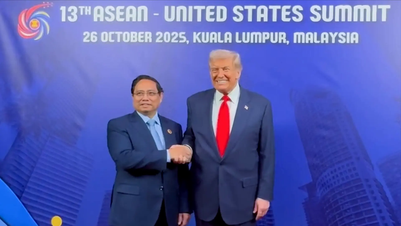 Thủ tướng Phạm Minh Chính gặp Tổng thống Donald Trump