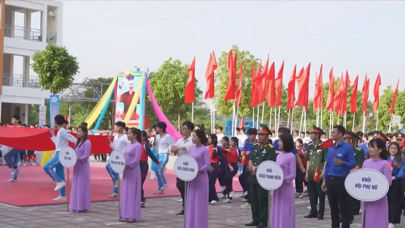 Khai mạc Đại hội Thể dục Thể thao xã Ngọc Hồi lần thứ I