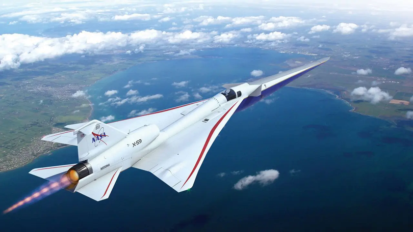 NASA thử nghiệm thành công máy bay phản lực siêu thanh X-59