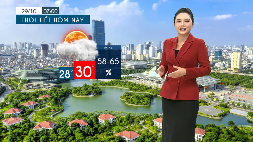 Dự báo thời tiết chiều | 29/10/2025