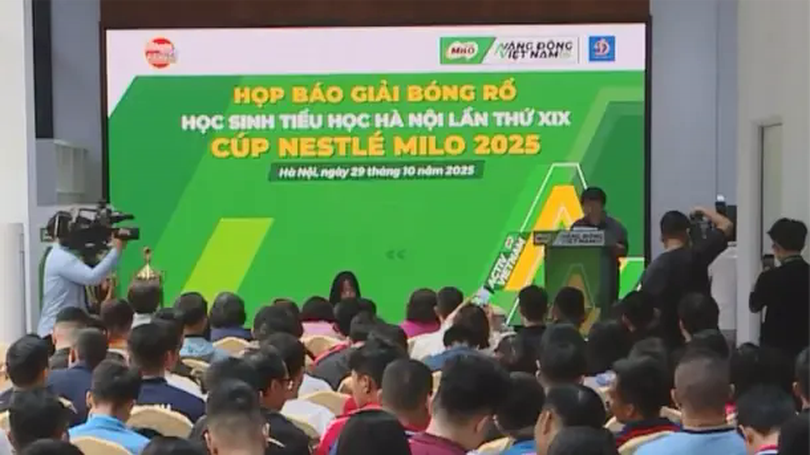 Bốc thăm Giải bóng rổ học sinh tiểu học Hà Nội 2025